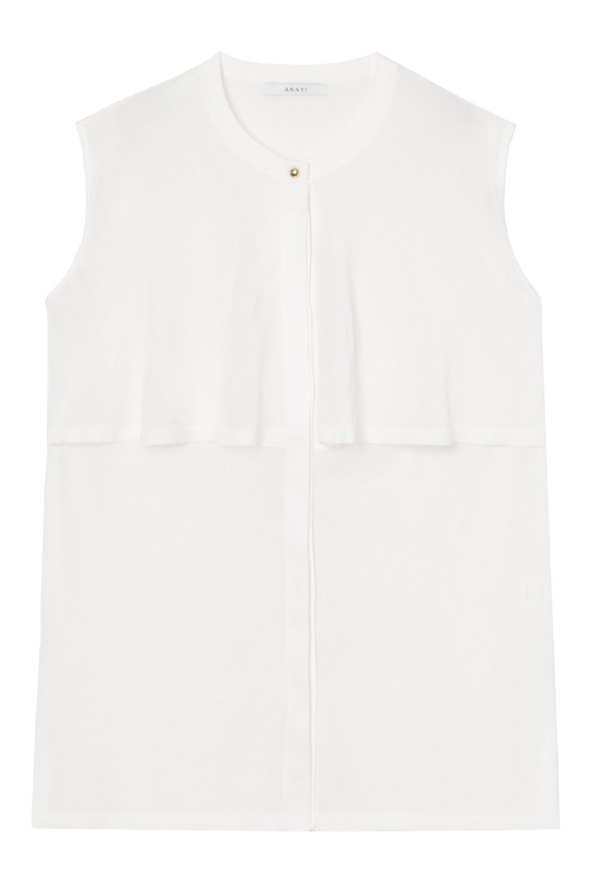 【アナイ/ANAYI】のフラップニット ブラウス 人気、トレンドファッション・服の通販 founy(ファニー) ファッション Fashion レディースファッション Fashion for Women トップス・カットソー Cut & Sew Tops ニット Knit Tops & Sweaters キャミソール&ノースリーブ Camisoles & Sleeveless Tops シャツ・ブラウス・オフィスカジュアル Elegant Blouses & Button-Ups ノースリーブ Sleeveless, No-Sleeve フラップ Flap, Flap Pocket フラワー Flower, Floral ミドル Middle Length, Mid Height 再入荷 Restock / Back in Stock other-1|ID: prp329100004593334 ipo3291000000036139100