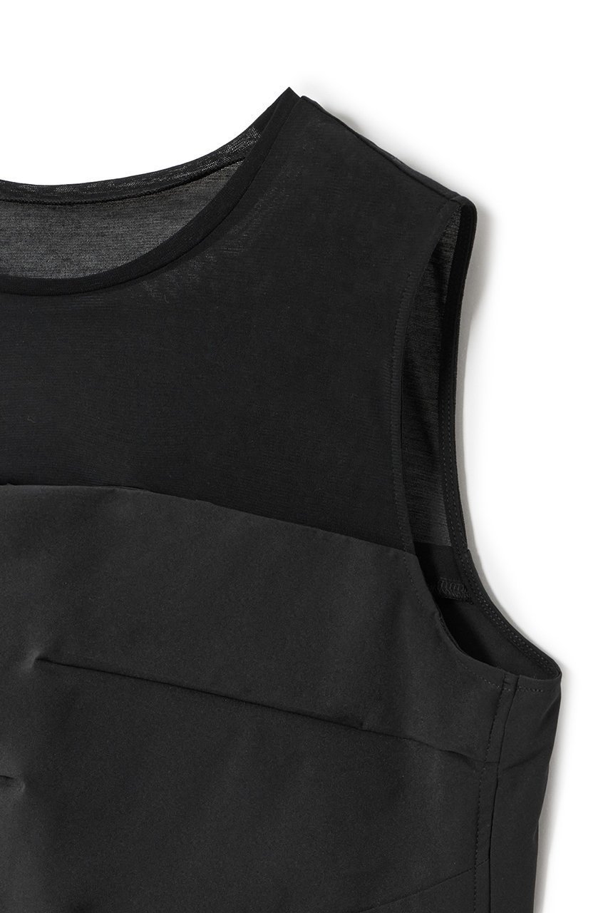 【アナイ/ANAYI】のカットソーコンビタフタビスチェ ブラウス 人気、トレンドファッション・服の通販 founy(ファニー) 　ファッション　Fashion　レディースファッション　Ladies' Fashion Online　トップス・カットソー　Tops/Tshirt　キャミソール / ノースリーブ　No Sleeves　シャツ/ブラウス　Shirts/Blouses　カットソー　Cut and Sewn　ビスチェ　Bustier　おすすめ　Recommend　アシンメトリー　Asymmetry　ジャージー　Jersey　ストレッチ　Stretch　ノースリーブ　No Sleeve　ビスチェ　Bustier　フラワー　Flower　ランダム　Random　再入荷　Restock/Back In Stock/Re Arrival　other-4|ID: prp329100004593337 ipo3291000000032614381