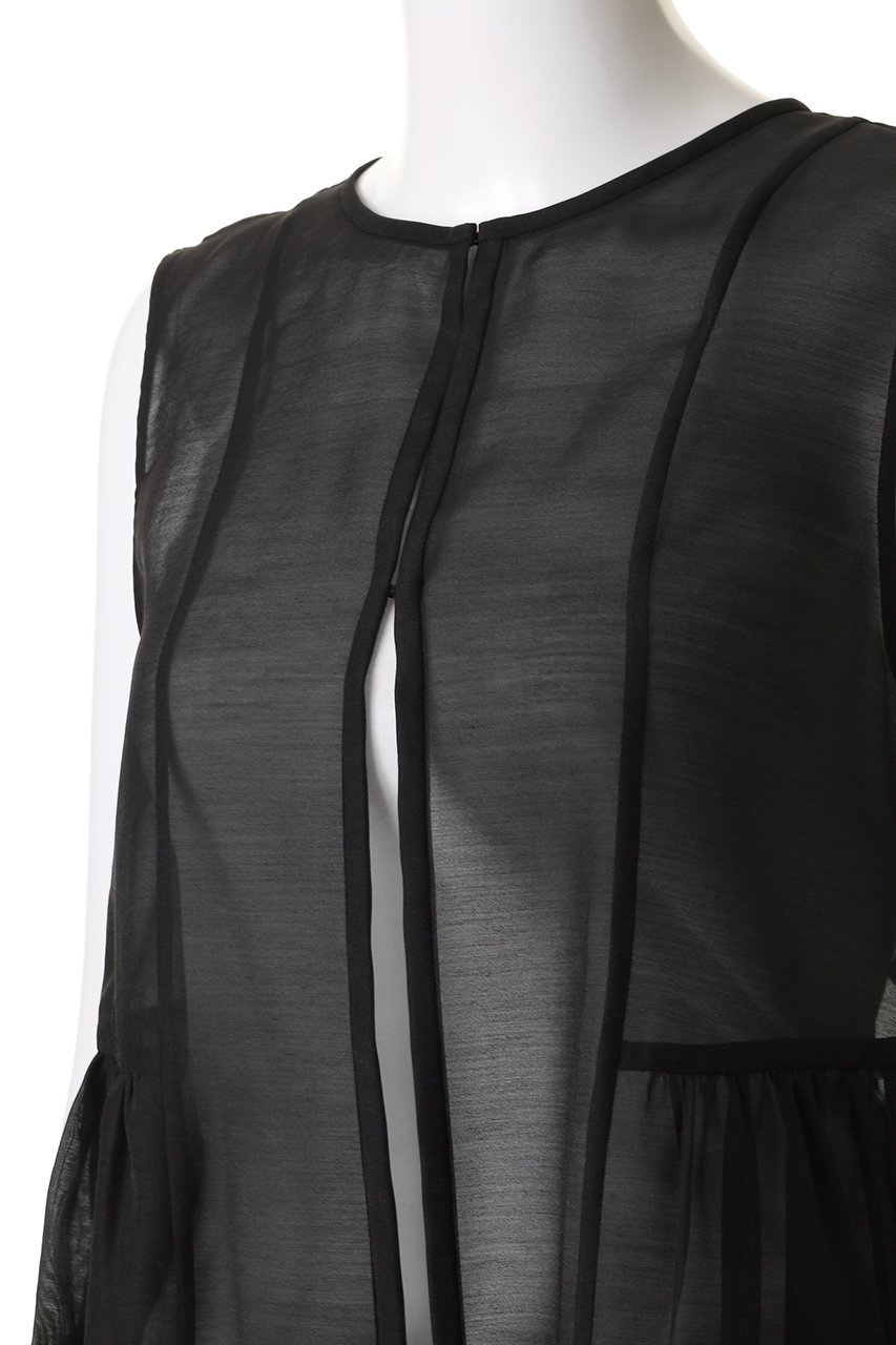 【アナイ/ANAYI】のオーガンペプラムギャザージレ 人気、トレンドファッション・服の通販 founy(ファニー) 　ファッション　Fashion　レディースファッション　Ladies' Fashion Online　アウター　Coat Outerwear　ジャケット　Jackets　おすすめ　Recommend　インナー　Inner　オーガンジー　Organdy　ギャザー　Gather　シアー　Sheer　ジャケット　Jacket　タンク　Tank　バランス　Balance　パイピング　Piping　フラワー　Flower　ベスト　Vest　ボトム　Bottom　再入荷　Restock/Back In Stock/Re Arrival　other-5|ID: prp329100004593338 ipo3291000000032614393