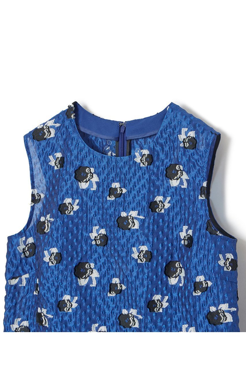 【アナイ/ANAYI】のフラワージャガードペプラム ブラウス 人気、トレンドファッション・服の通販 founy(ファニー) 　ファッション　Fashion　レディースファッション　Ladies' Fashion Online　トップス・カットソー　Tops/Tshirt　キャミソール / ノースリーブ　No Sleeves　シャツ/ブラウス　Shirts/Blouses　ノースリーブ　No Sleeve　フラワー　Flower　ペプラム　Peplum　再入荷　Restock/Back In Stock/Re Arrival　別注　Special Order　other-3|ID: prp329100004593339 ipo3291000000032614397