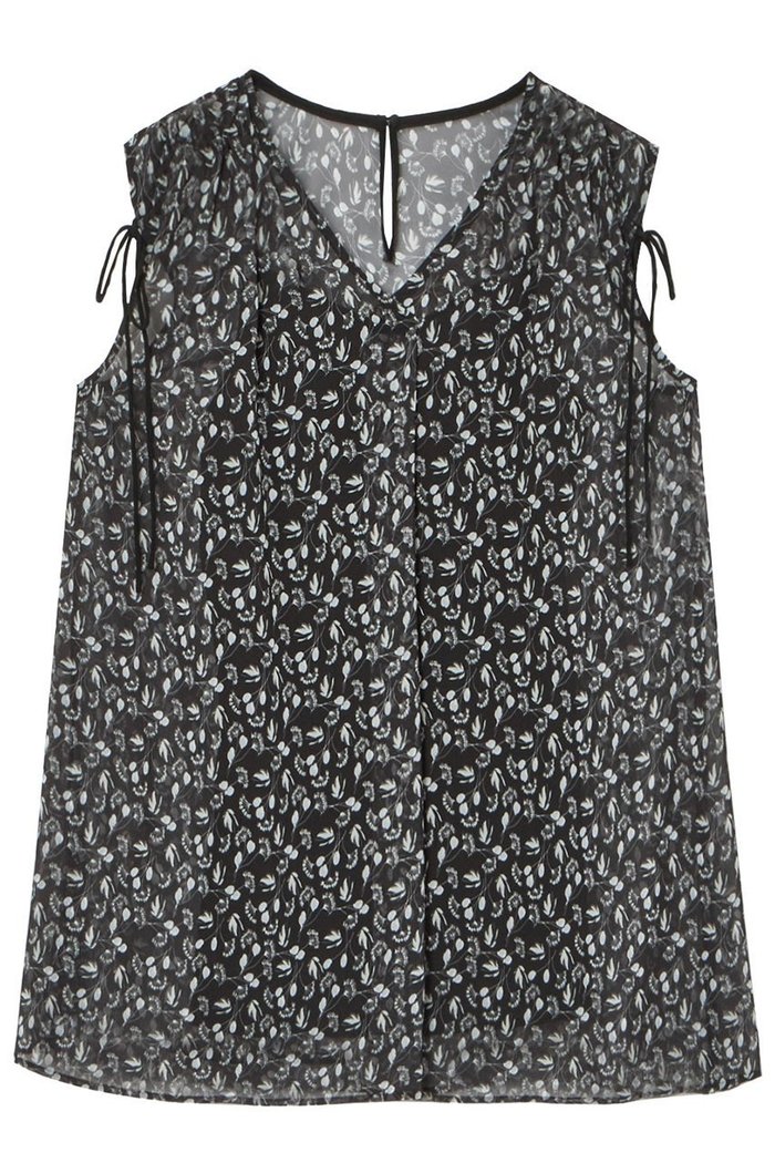 【アナイ/ANAYI】のリトルフラワープリントスキッパーブラウス インテリア・キッズ・メンズ・レディースファッション・服の通販 founy(ファニー) https://founy.com/ ファッション Fashion レディースファッション Fashion for Women トップス・カットソー Cut & Sew Tops キャミソール&ノースリーブ Camisoles & Sleeveless Tops シャツ・ブラウス・オフィスカジュアル Elegant Blouses & Button-Ups 花柄・フラワープリント・モチーフ Floral Prints & Motifs / Flower Pattern Tops おすすめ Recommended / Our Picks イタリア Italy キャミソール Camisole, Spaghetti Strap Top ギャザー Gathered, Ruffled シフォン Chiffon, Lightweight Fabric ジョーゼット Georgette, Semi-Sheer Fabric スキッパー Skipper, Open Collar セットアップ Set-Up, Coordinated Outfit ドローストリング Drawstring, Pull Cord ノースリーブ Sleeveless, No-Sleeve フェミニン Feminine, Girly プリント Print, Printed Pattern モノトーン Monotone, Black and White |ID: prp329100004593346 ipo3291000000036106775