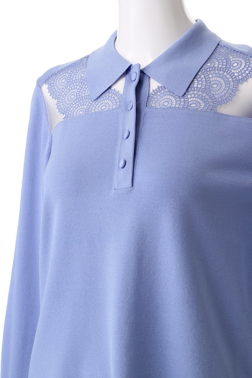 【アナイ/ANAYI】の衿付キシアーレースプルオーバー 人気、トレンドファッション・服の通販 founy(ファニー) ファッション Fashion レディースファッション Fashion for Women トップス・カットソー Cut & Sew Tops ニット Knit Tops & Sweaters カジュアルプルオーバー・ニットトップス Pullovers & Knit Tops / Casual Pullovers おすすめ Recommended / Our Picks シアー Sheer, See-Through デニム Denim, Jeans Material フェミニン Feminine, Girly フレア Flare, Flared ボトム Bottoms, Lower Wear レース Lace, Lace Fabric ワイド Wide, Wide Fit エレガント 上品 Elegant other-5|ID: prp329100004593352 ipo3291000000036028427