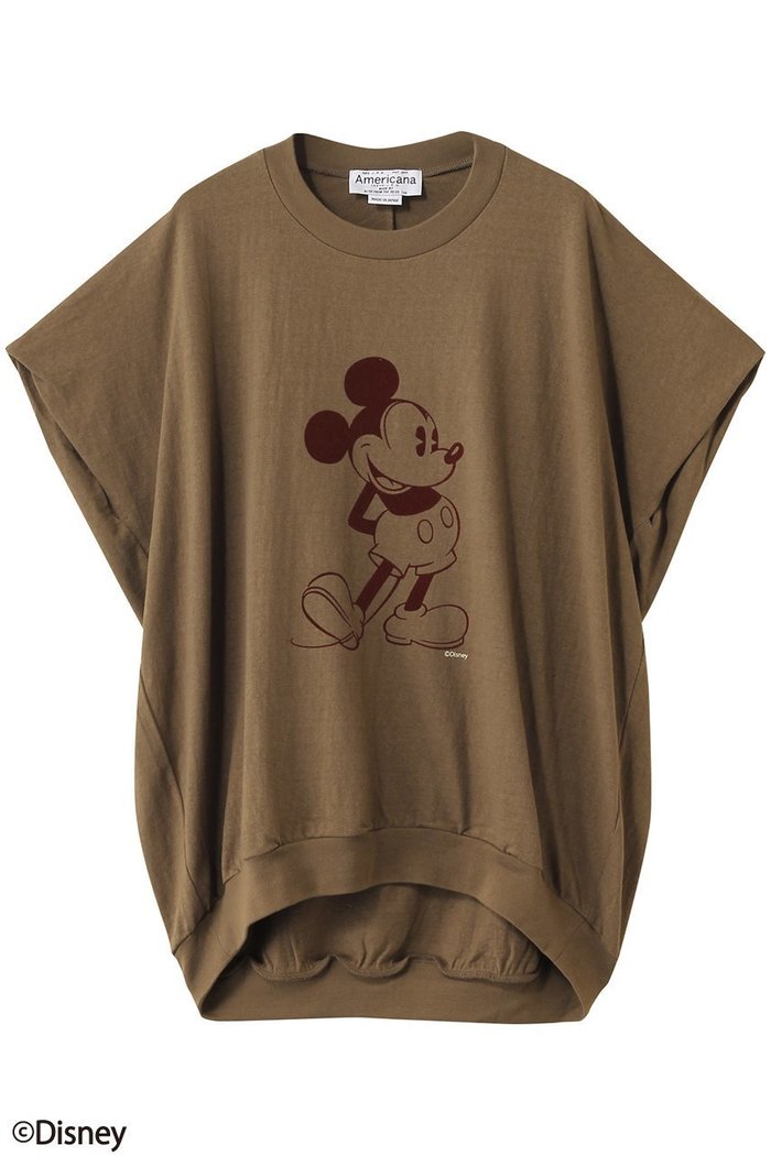 【アメリカーナ/Americana】のMickey ノースリーブTシャツ インテリア・キッズ・メンズ・レディースファッション・服の通販 founy(ファニー) https://founy.com/ ファッション Fashion レディースファッション Ladies' Fashion Online トップス・カットソー Tops/Tshirt キャミソール / ノースリーブ No Sleeves シャツ/ブラウス Shirts/Blouses ロング / Tシャツ T-Shirts カットソー Cut and Sewn 2025年 2025 2025-2026秋冬・A/W Aw/Autumn/Winter/Fw/Fall/2025-2026 ショート Short スリーブ Sleeve ノースリーブ No Sleeve フロント Front プリント Print ワイド Wide A/W・秋冬 Aw・Autumn/Winter・Fw・Fall-Winter |ID: prp329100004593356 ipo3291000000032614508