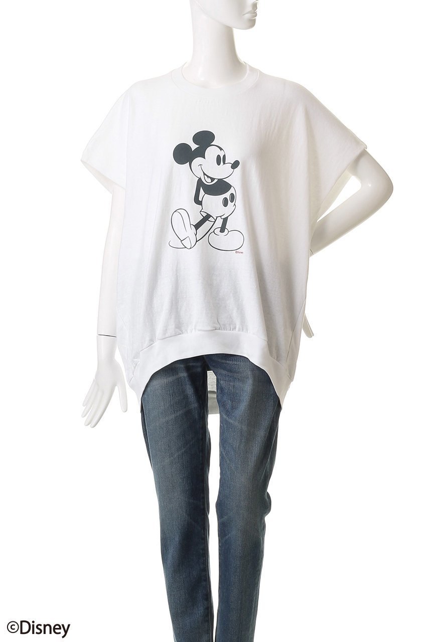 【アメリカーナ/Americana】のMickey / ノースリーブTシャツ 人気、トレンドファッション・服の通販 founy(ファニー) 　ファッション　Fashion　レディースファッション　Fashion for Women　トップス・カットソー　Cut & Sew Tops　キャミソール&ノースリーブ　Camisoles & Sleeveless Tops　シャツ・ブラウス・オフィスカジュアル　Elegant Blouses & Button-Ups　ロングTシャツ・Tシャツ　Longline T-Shirts & Tees　カットソー・ベーシックTシャツ　Cut-and-Sewn Tops / Stretch Tees & Basics　ショート　Short, Short Length　スリーブ　Sleeve, Long Sleeve / Short Sleeve　デニム　Denim, Jeans Material　ノースリーブ　Sleeveless, No-Sleeve　フロント　Front, Front Design　プリント　Print, Printed Pattern　ミックス　Mix, Mixed Style　other-2|ID: prp329100004593358 ipo3291000000035472994