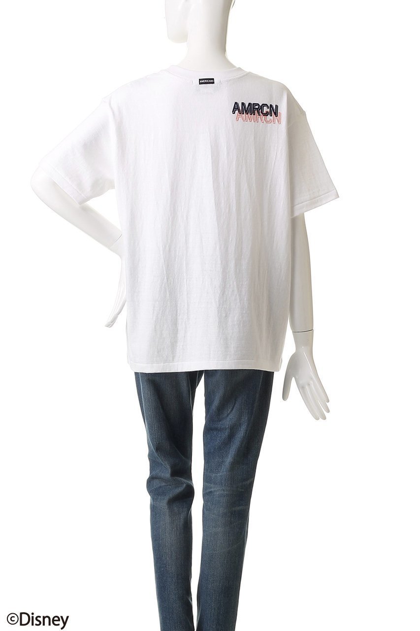 【アメリカーナ/Americana】のMickey / ショートスリーブTシャツ 人気、トレンドファッション・服の通販 founy(ファニー) 　ファッション　Fashion　レディースファッション　Fashion for Women　トップス・カットソー　Cut & Sew Tops　シャツ・ブラウス・オフィスカジュアル　Elegant Blouses & Button-Ups　ロングTシャツ・Tシャツ　Longline T-Shirts & Tees　カットソー・ベーシックTシャツ　Cut-and-Sewn Tops / Stretch Tees & Basics　ショート　Short, Short Length　スリーブ　Sleeve, Long Sleeve / Short Sleeve　プリント　Print, Printed Pattern　ボトム　Bottoms, Lower Wear　other-4|ID: prp329100004593360 ipo3291000000035341725