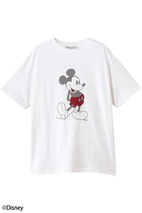 【アメリカーナ/Americana】 Mickey / ショートスリーブTシャツ人気、トレンドファッション・服の通販 founy(ファニー) ファッション Fashion レディースファッション Fashion for Women トップス・カットソー Cut & Sew Tops シャツ・ブラウス・オフィスカジュアル Elegant Blouses & Button-Ups ロングTシャツ・Tシャツ Longline T-Shirts & Tees カットソー・ベーシックTシャツ Cut-and-Sewn Tops / Stretch Tees & Basics ショート Short, Short Length スリーブ Sleeve, Long Sleeve / Short Sleeve プリント Print, Printed Pattern ボトム Bottoms, Lower Wear |ID:prp329100004593360