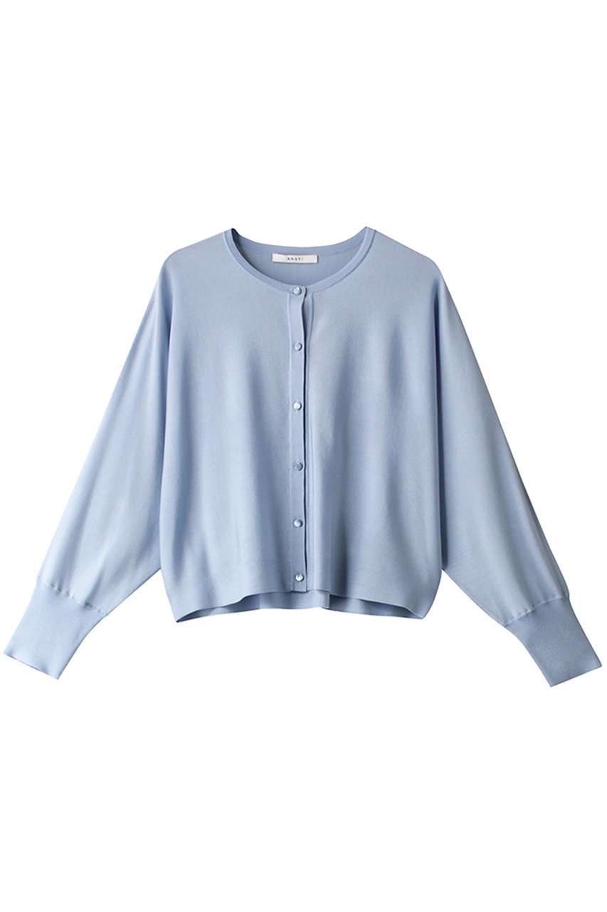 【アナイ/ANAYI】のレーヨンナイロンドルマンボレロカーディガン インテリア・キッズ・メンズ・レディースファッション・服の通販 founy(ファニー) 　ファッション　Fashion　レディースファッション　Ladies' Fashion Online　トップス・カットソー　Tops/Tshirt　ニット　Knit Tops　カーディガン　Cardigans　カーディガン　Cardigan　ショート　Short　ボレロ　Bolero　エレガント 上品　Elegant　再入荷　Restock/Back In Stock/Re Arrival　ブルー|ID: prp329100004593361 ipo3291000000032614621