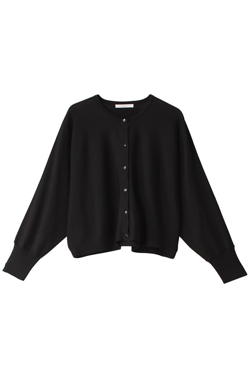 【アナイ/ANAYI】のレーヨンナイロンドルマンボレロカーディガン インテリア・キッズ・メンズ・レディースファッション・服の通販 founy(ファニー) 　ファッション　Fashion　レディースファッション　Ladies' Fashion Online　トップス・カットソー　Tops/Tshirt　ニット　Knit Tops　カーディガン　Cardigans　カーディガン　Cardigan　ショート　Short　ボレロ　Bolero　エレガント 上品　Elegant　再入荷　Restock/Back In Stock/Re Arrival　ブラック|ID: prp329100004593361 ipo3291000000032614622