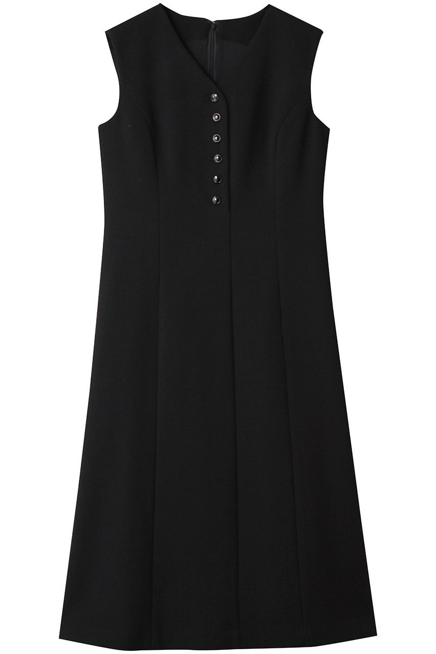 【アナイ/ANAYI】のワッフルツィードフレアワンピース インテリア・キッズ・メンズ・レディースファッション・服の通販 founy(ファニー) 　ファッション　Fashion　レディースファッション　Ladies' Fashion Online　ワンピース　Dress　チュニック　Tunic　シェイプ　Shape　チュニック　Tunic　ツイード　Tweed　パーティ　Party　フィット　Fit　フレア　Flare　再入荷　Restock/Back In Stock/Re Arrival　A/W・秋冬　Aw・Autumn/Winter・Fw・Fall-Winter　ブラック|ID: prp329100004593362 ipo3291000000032614630