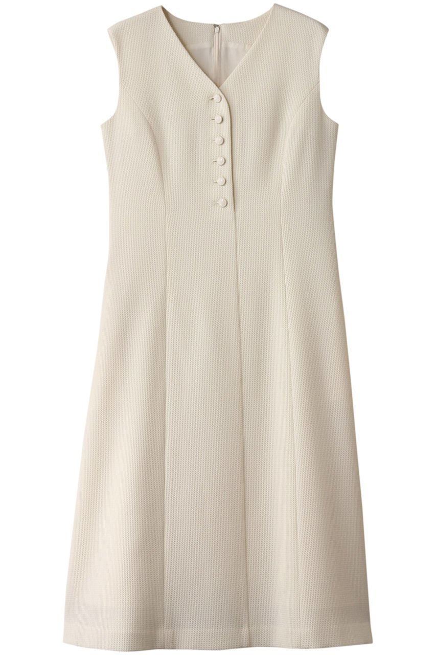 【アナイ/ANAYI】のワッフルツィードフレアワンピース インテリア・キッズ・メンズ・レディースファッション・服の通販 founy(ファニー) ファッション Fashion レディースファッション Fashion for Women ワンピース Dresses チュニック Tunic Tops & Dresses シェイプ Shape, Slim Fit チュニック Tunic, Long Top ツイード Twill, Twill Weave パーティ Party, Party Style フィット Fit, Slim Fit フレア Flare, Flared 再入荷 Restock / Back in Stock A/W・秋冬 Autumn/Winter ホワイト|ID: prp329100004593362 ipo3291000000035058117