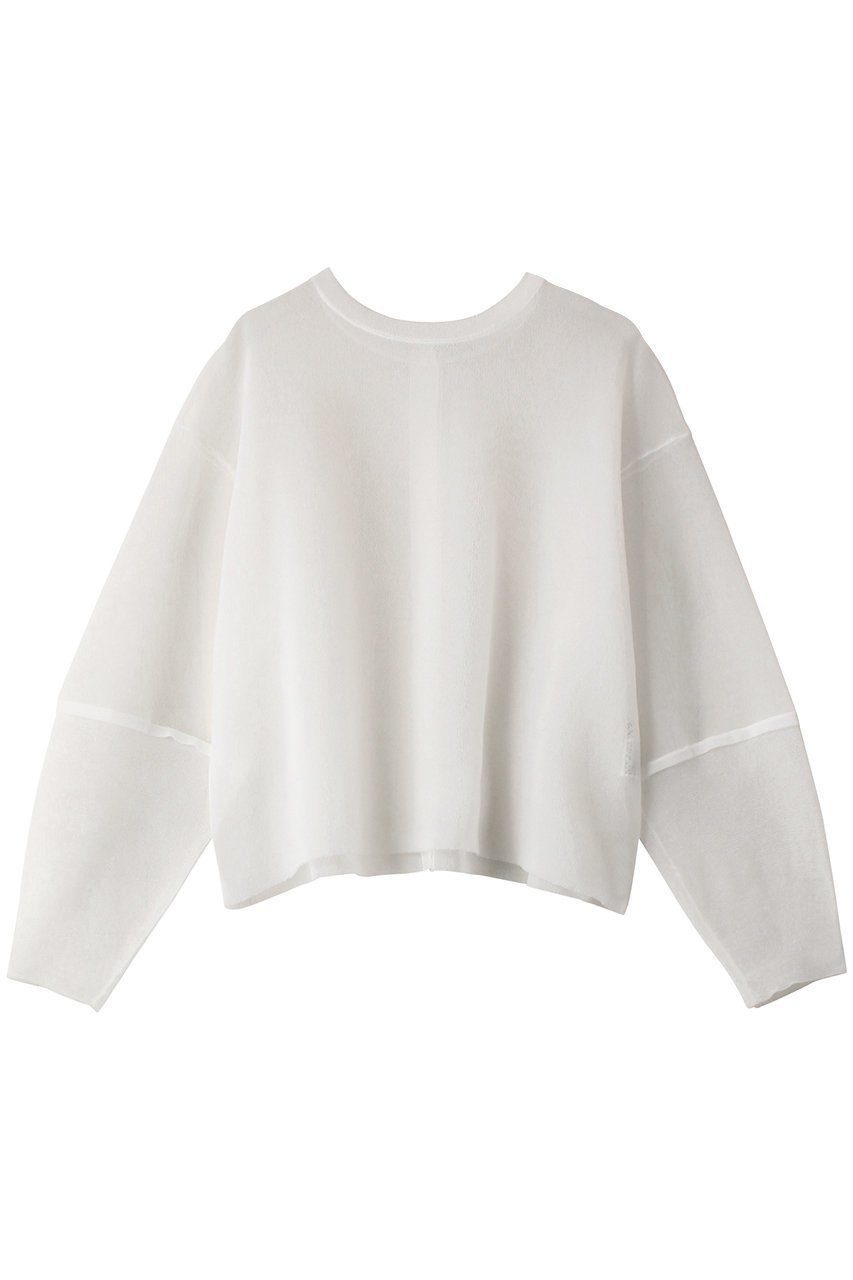 【アナイ/ANAYI】のシアースムース2WAYプルオーバー インテリア・キッズ・メンズ・レディースファッション・服の通販 founy(ファニー) 　ファッション　Fashion　レディースファッション　Ladies' Fashion Online　トップス・カットソー　Tops/Tshirt　ニット　Knit Tops　プルオーバー　Pullover　おすすめ　Recommend　カーディガン　Cardigan　シアー　Sheer　セットアップ　Set Up　トレンド　Trend　再入荷　Restock/Back In Stock/Re Arrival　ホワイト|ID: prp329100004593365 ipo3291000000032614646