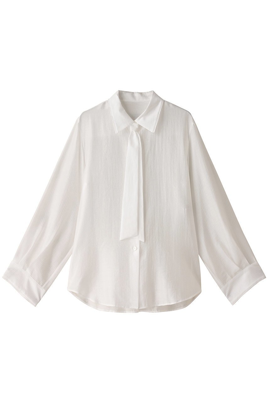 【アナイ/ANAYI】のシアーストライプタイツキシャツ 人気、トレンドファッション・服の通販 founy(ファニー) 　ファッション　Fashion　レディースファッション　Fashion for Women　トップス・カットソー　Cut & Sew Tops　シャツ・ブラウス・オフィスカジュアル　Elegant Blouses & Button-Ups　タイツ＆レッグウェア&美脚効果　Tights & Sheer Legwear　シアー　Sheer, See-Through　シンプル　Simple, Minimal　ストライプ　Stripe, Striped Pattern　スリーブ　Sleeve, Long Sleeve / Short Sleeve　トレンド　Trend, Trending Now　パーティ　Party, Party Style　ロング　Long, Long-Length　再入荷　Restock / Back in Stock　 other-1|ID: prp329100004593366 ipo3291000000035052405