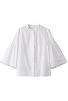 【アナイ/ANAYI】のブロードチュールスリーブブラウス 人気、トレンドファッション・服の通販 founy(ファニー) ファッション Fashion レディースファッション Fashion for Women トップス・カットソー Cut & Sew Tops シャツ・ブラウス・オフィスカジュアル Elegant Blouses & Button-Ups ショート Short, Short Length スリーブ Sleeve, Long Sleeve / Short Sleeve チュール Tulip, Tulip Motif パーティ Party, Party Style フェミニン Feminine, Girly フレア Flare, Flared ブロード Broadcloth, Fine Cotton 再入荷 Restock / Back in Stock thumbnail ホワイト|ID: prp329100004593367 ipo3291000000035054972