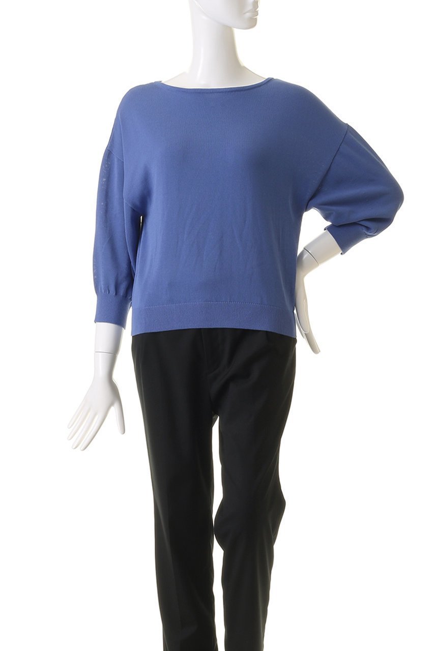 【アナイ/ANAYI】のコットンブレンドラウンドプルオーバー 人気、トレンドファッション・服の通販 founy(ファニー) 　ファッション　Fashion　レディースファッション　Ladies' Fashion Online　トップス・カットソー　Tops/Tshirt　ニット　Knit Tops　プルオーバー　Pullover　再入荷　Restock/Back In Stock/Re Arrival　other-2|ID: prp329100004593368 ipo3291000000032614673