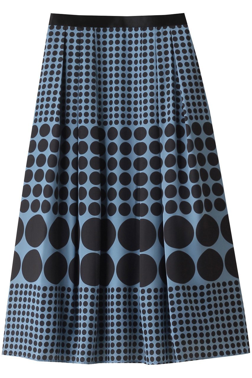 【アナイ/ANAYI】のサテンドットPTタックスカート インテリア・キッズ・メンズ・レディースファッション・服の通販 founy(ファニー) ファッション Fashion レディースファッション Fashion for Women スカート Skirts ロングスカート Long Skirts / Maxi & Midi Skirts おすすめ Recommended / Our Picks サテン Satin, Glossy Fabric シンプル Simple, Minimal ドット Polka Dot, Dot Pattern フェミニン Feminine, Girly フレア Flare, Flared ロング Long, Long-Length エレガント 上品 Elegant ブルー|ID: prp329100004593370 ipo3291000000036028430