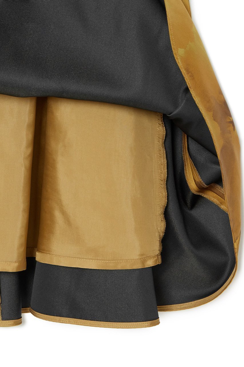 【アナイ/ANAYI】のグラデーションプリントヘムフレア ワンピース 人気、トレンドファッション・服の通販 founy(ファニー) 　ファッション　Fashion　レディースファッション　Fashion for Women　ワンピース　Dresses　チュニック　Tunic Tops & Dresses　イエロー　Yellow　グラデーション　Gradient, Ombre　サテン　Satin, Glossy Fabric　チュニック　Tunic, Long Top　フラワー　Flower, Floral　フレア　Flare, Flared　エレガント 上品　Elegant　other-6|ID: prp329100004593372 ipo3291000000032614704
