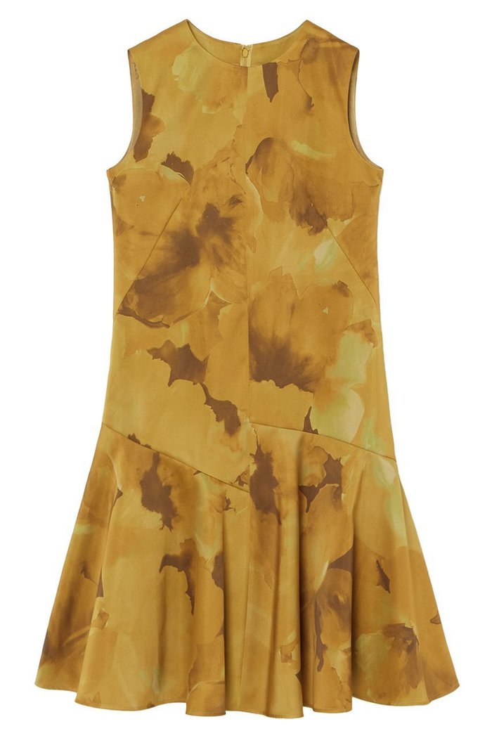 【アナイ/ANAYI】のグラデーションプリントヘムフレア ワンピース インテリア・キッズ・メンズ・レディースファッション・服の通販 founy(ファニー) https://founy.com/ ファッション Fashion レディースファッション Fashion for Women ワンピース Dresses チュニック Tunic Tops & Dresses イエロー Yellow グラデーション Gradient, Ombre サテン Satin, Glossy Fabric チュニック Tunic, Long Top フラワー Flower, Floral フレア Flare, Flared エレガント 上品 Elegant |ID: prp329100004593372 ipo3291000000035052354