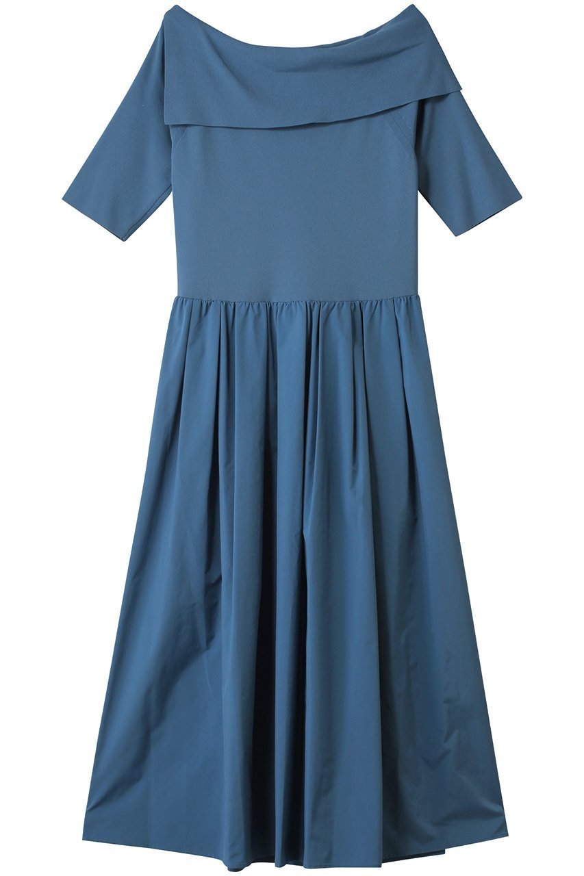 【アナイ/ANAYI】のタフタドッキング ワンピース 人気、トレンドファッション・服の通販 founy(ファニー) 　ファッション　Fashion　レディースファッション　Ladies' Fashion Online　ワンピース　Dress　チュニック　Tunic　アシンメトリー　Asymmetry　オフショルダー　Off Shoulder　ギャザー　Gather　ストレッチ　Stretch　スリット　Slit　タフタ　Taffeta　チュニック　Tunic　ドッキング　Docking　ドレープ　Drape　再入荷　Restock/Back In Stock/Re Arrival　 other-1|ID: prp329100004593373 ipo3291000000032614705