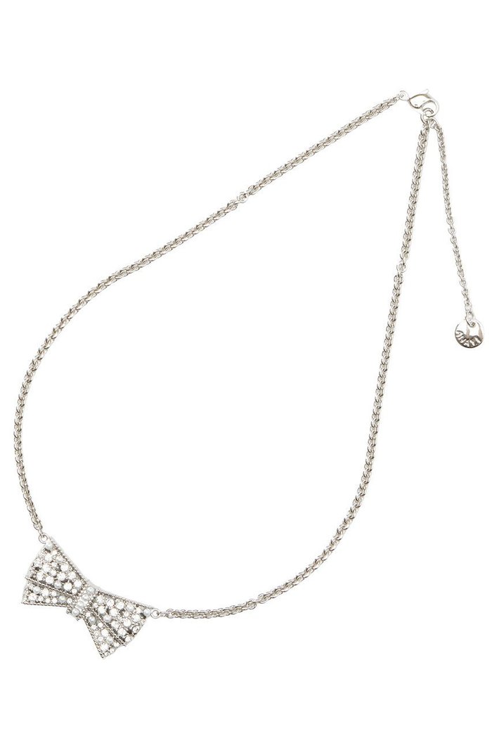 【アナイ/ANAYI】のリボンタイビジューネックレス インテリア・キッズ・メンズ・レディースファッション・服の通販 founy(ファニー) https://founy.com/ ファッション Fashion レディースファッション Fashion for Women ジュエリー Jewelry ネックレス Necklaces & Pendants おすすめ Recommended / Our Picks ガラス Glass, Glassware シルバー Silver, Metallic Silver ネックレス Necklace, Pendant Necklace パール Pearl, Pearl Accent フォルム Silhouette, Form モダン Modern, Contemporary モチーフ Motif, Design Theme リボン Ribbon, Bow 再入荷 Restock / Back in Stock |ID: prp329100004593381 ipo3291000000035051320