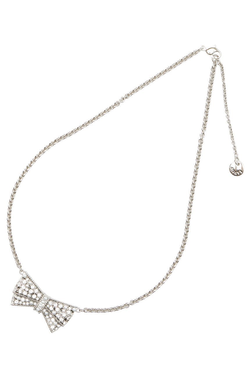 【アナイ/ANAYI】のリボンタイビジューネックレス 人気、トレンドファッション・服の通販 founy(ファニー) ファッション Fashion レディースファッション Fashion for Women ジュエリー Jewelry ネックレス Necklaces & Pendants おすすめ Recommended / Our Picks ガラス Glass, Glassware シルバー Silver, Metallic Silver ネックレス Necklace, Pendant Necklace パール Pearl, Pearl Accent フォルム Silhouette, Form モダン Modern, Contemporary モチーフ Motif, Design Theme リボン Ribbon, Bow 再入荷 Restock / Back in Stock other-1|ID: prp329100004593381 ipo3291000000035051320