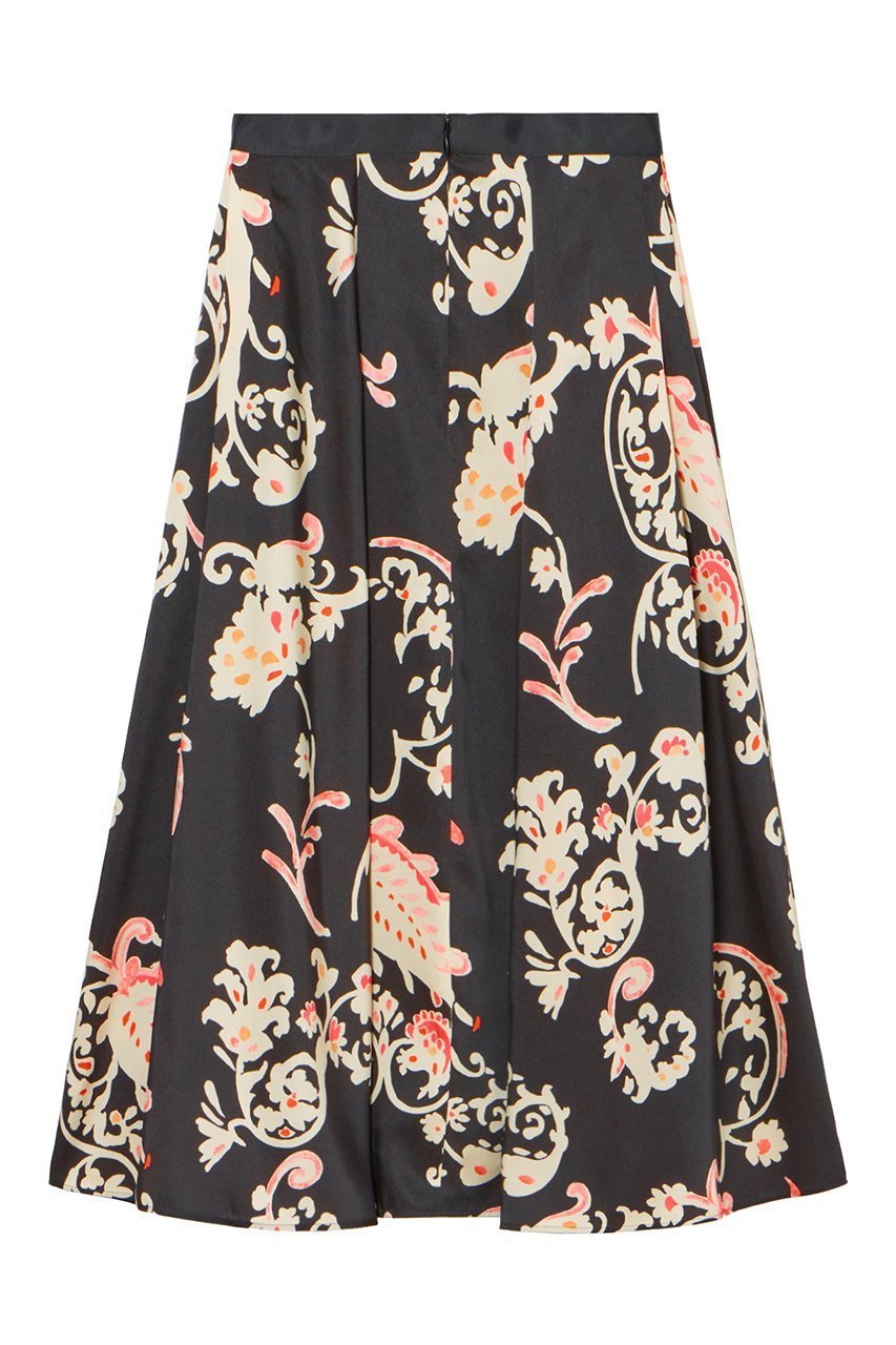 【アナイ/ANAYI】のアラベスクプリントタック スカート 人気、トレンドファッション・服の通販 founy(ファニー) 　ファッション　Fashion　レディースファッション　Fashion for Women　スカート　Skirts　ロングスカート　Long Skirts / Maxi & Midi Skirts　オレンジ　Orange　ツイル　Twist, Twisted Detail　フレア　Flare, Flared　プリント　Print, Printed Pattern　モダン　Modern, Contemporary　モチーフ　Motif, Design Theme　ロング　Long, Long-Length　エレガント 上品　Elegant　再入荷　Restock / Back in Stock　秋　Autumn　other-2|ID: prp329100004593382 ipo3291000000035055302