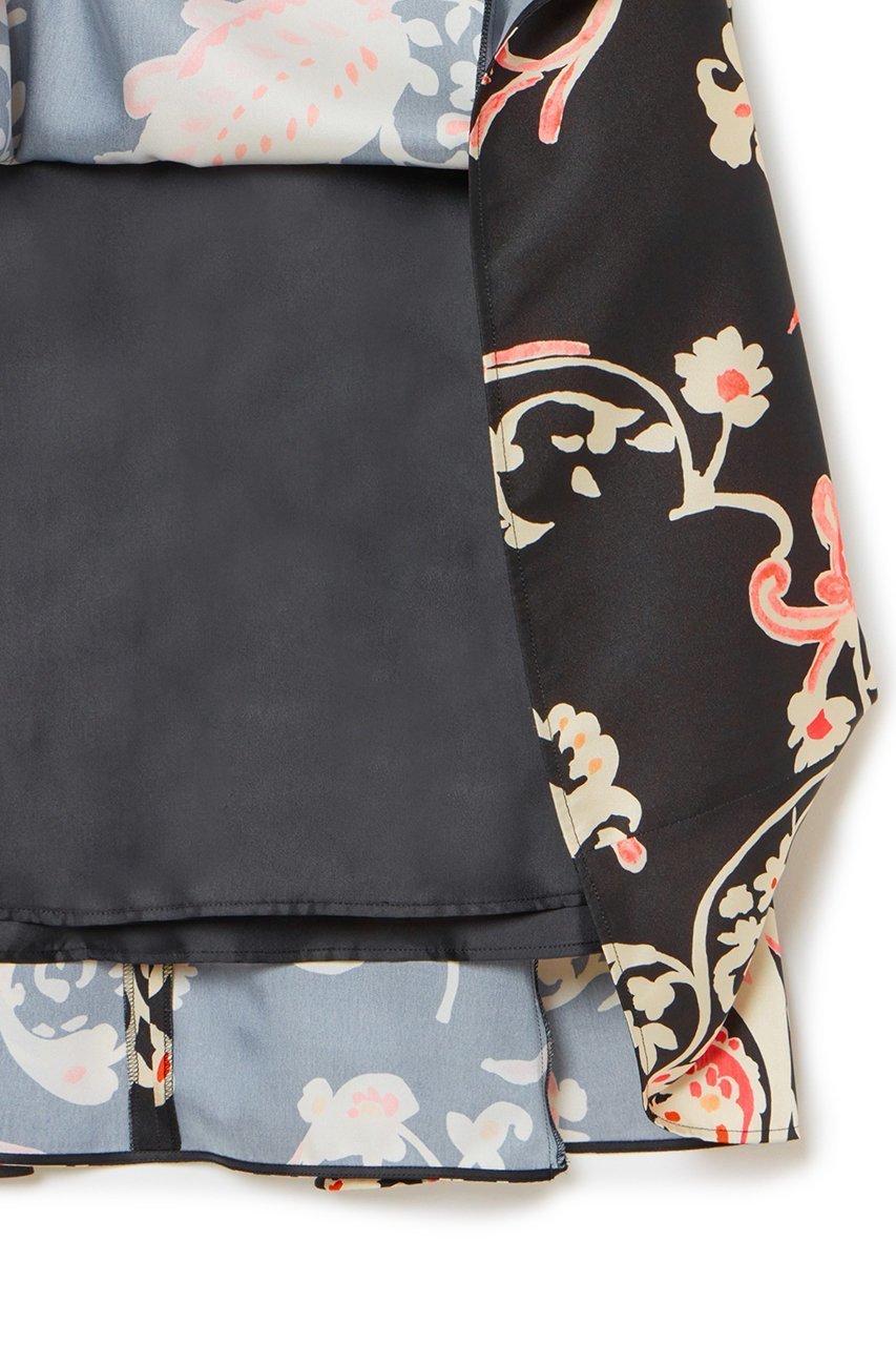 【アナイ/ANAYI】のアラベスクプリントタック スカート 人気、トレンドファッション・服の通販 founy(ファニー) ファッション Fashion レディースファッション Fashion for Women スカート Skirts ロングスカート Long Skirts / Maxi & Midi Skirts オレンジ Orange ツイル Twist, Twisted Detail フレア Flare, Flared プリント Print, Printed Pattern モダン Modern, Contemporary モチーフ Motif, Design Theme ロング Long, Long-Length エレガント 上品 Elegant 秋 Autumn other-3|ID: prp329100004593382 ipo3291000000035950200