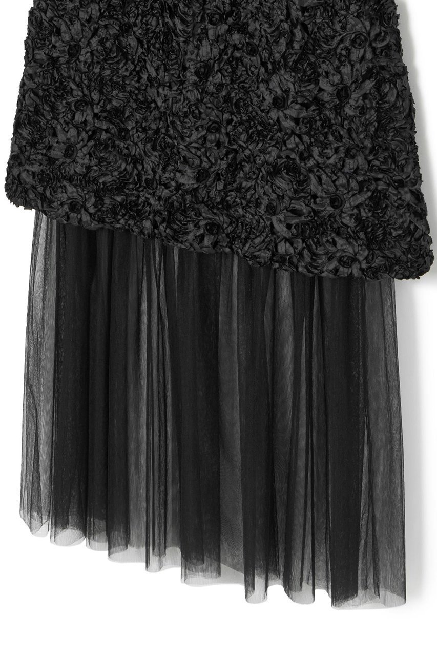 【アナイ/ANAYI】のテープ刺繍レイヤード スカート 人気、トレンドファッション・服の通販 founy(ファニー) 　ファッション　Fashion　レディースファッション　Fashion for Women　スカート　Skirts　ロングスカート　Long Skirts / Maxi & Midi Skirts　おすすめ　Recommended / Our Picks　ギャザー　Gathered, Ruffled　シンプル　Simple, Minimal　タフタ　Taffeta, Structured Fabric　チュール　Tulip, Tulip Motif　ミニスカート　Mini Skirt, Short Skirt　ロング　Long, Long-Length　今季　This Season, Current Season　再入荷　Restock / Back in Stock　other-6|ID: prp329100004593384 ipo3291000000035053275