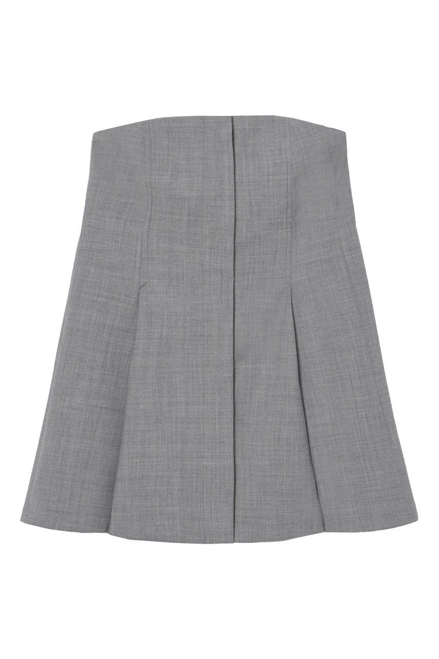 【アナイ/ANAYI】のウールトロピカルビスチェ インテリア・キッズ・メンズ・レディースファッション・服の通販 founy(ファニー) 　ファッション　Fashion　レディースファッション　Fashion for Women　トップス・カットソー　Cut & Sew Tops　キャミソール&ノースリーブ　Camisoles & Sleeveless Tops　シャツ・ブラウス・オフィスカジュアル　Elegant Blouses & Button-Ups　ビスチェ　Bustiers & Corset Tops / Layered Bustier Style　おすすめ　Recommended / Our Picks　オータム　Autumn Fashion　シャーリング　Shirring, Ruched　ジャケット　Jacket, Outerwear　セットアップ　Set-Up, Coordinated Outfit　ノースリーブ　Sleeveless, No-Sleeve　フロント　Front, Front Design　マニッシュ　Mannish, Boyish　ワイド　Wide, Wide Fit　エレガント 上品　Elegant　再入荷　Restock / Back in Stock　グレー|ID: prp329100004593385 ipo3291000000035052377