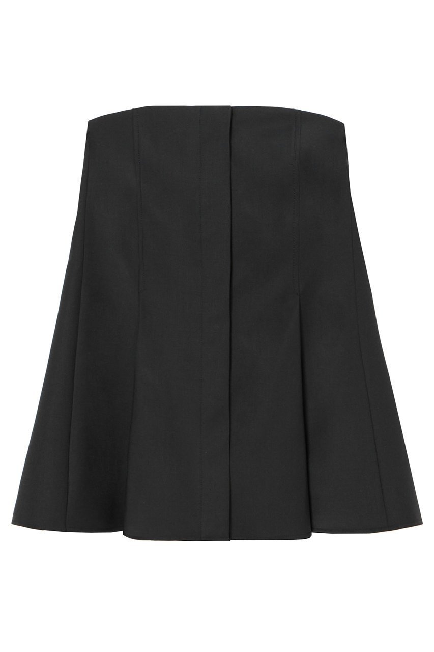 【アナイ/ANAYI】のウールトロピカルビスチェ インテリア・キッズ・メンズ・レディースファッション・服の通販 founy(ファニー) 　ファッション　Fashion　レディースファッション　Fashion for Women　トップス・カットソー　Cut & Sew Tops　キャミソール&ノースリーブ　Camisoles & Sleeveless Tops　シャツ・ブラウス・オフィスカジュアル　Elegant Blouses & Button-Ups　ビスチェ　Bustiers & Corset Tops / Layered Bustier Style　おすすめ　Recommended / Our Picks　オータム　Autumn Fashion　シャーリング　Shirring, Ruched　ジャケット　Jacket, Outerwear　セットアップ　Set-Up, Coordinated Outfit　ノースリーブ　Sleeveless, No-Sleeve　フロント　Front, Front Design　マニッシュ　Mannish, Boyish　ワイド　Wide, Wide Fit　エレガント 上品　Elegant　再入荷　Restock / Back in Stock　ブラック|ID: prp329100004593385 ipo3291000000035052378