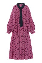 【アナイ/ANAYI】のポルカドット2WAYカラー ワンピース ボルドー|ID: prp329100004593386 ipo3291000000036139362