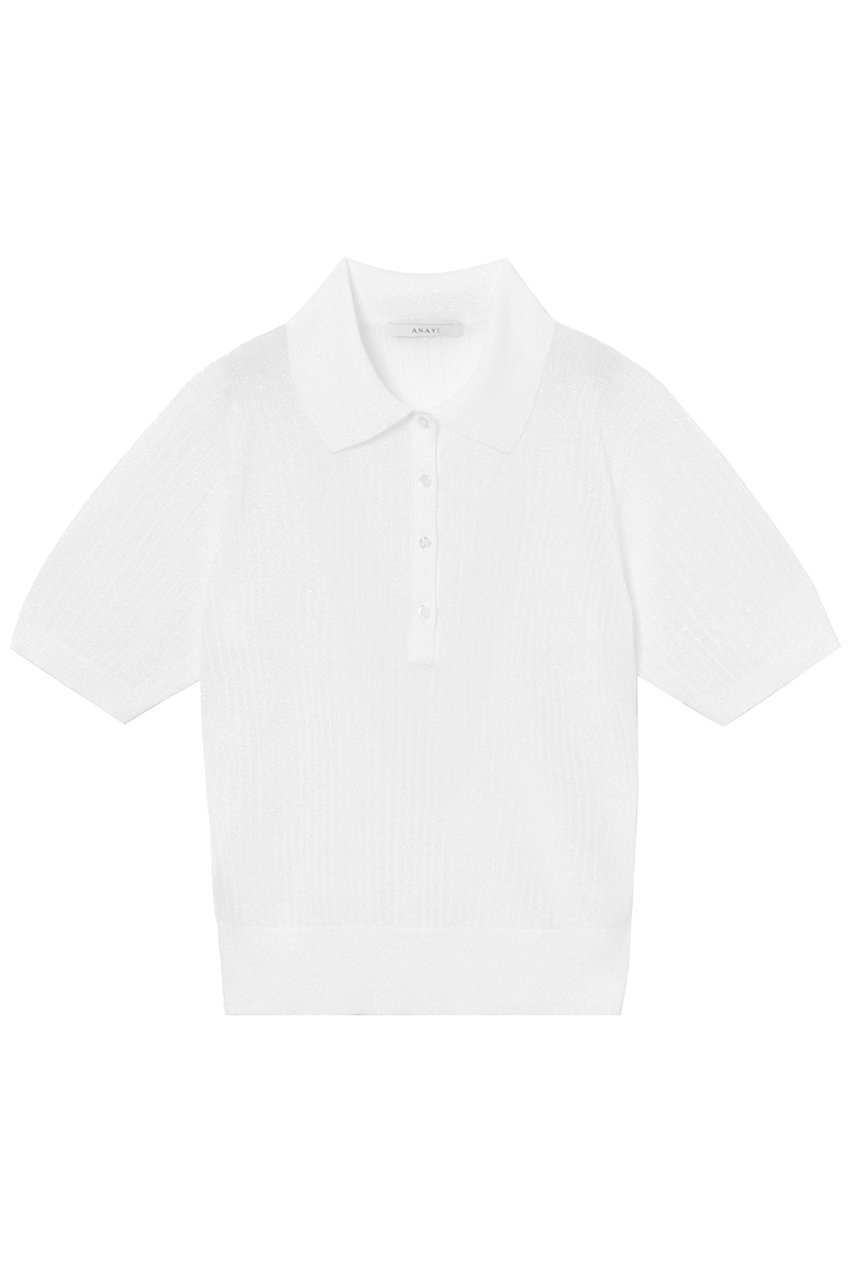 【アナイ/ANAYI】のLUREXポロプルオーバー 人気、トレンドファッション・服の通販 founy(ファニー) 　ファッション　Fashion　レディースファッション　Ladies' Fashion Online　トップス・カットソー　Tops/Tshirt　ニット　Knit Tops　プルオーバー　Pullover　イタリア　Italy　バランス　Balance　ワイド　Wide　ワイドリブ　Wide Rib　再入荷　Restock/Back In Stock/Re Arrival　夏　Summer　秋　Autumn/Fall　 other-1|ID: prp329100004593392 ipo3291000000032614829