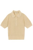 【アナイ/ANAYI】のLUREXポロプルオーバー 人気、トレンドファッション・服の通販 founy(ファニー) ファッション Fashion レディースファッション Fashion for Women トップス・カットソー Cut & Sew Tops ニット Knit Tops & Sweaters カジュアルプルオーバー・ニットトップス Pullovers & Knit Tops / Casual Pullovers イタリア Italy バランス Balance, Style Balance ワイド Wide, Wide Fit ワイドリブ Wide Rib, Wide Ribbed Knit 再入荷 Restock / Back in Stock 夏 Summer 秋 Autumn thumbnail ゴールド|ID: prp329100004593392 ipo3291000000035053289