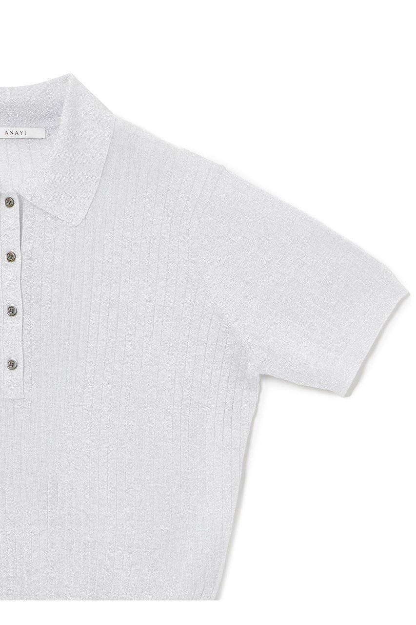 【アナイ/ANAYI】のLUREXポロプルオーバー 人気、トレンドファッション・服の通販 founy(ファニー) ファッション Fashion レディースファッション Fashion for Women トップス・カットソー Cut & Sew Tops ニット Knit Tops & Sweaters カジュアルプルオーバー・ニットトップス Pullovers & Knit Tops / Casual Pullovers イタリア Italy バランス Balance, Style Balance ワイド Wide, Wide Fit ワイドリブ Wide Rib, Wide Ribbed Knit 再入荷 Restock / Back in Stock 夏 Summer 秋 Autumn other-4|ID: prp329100004593392 ipo3291000000035053293