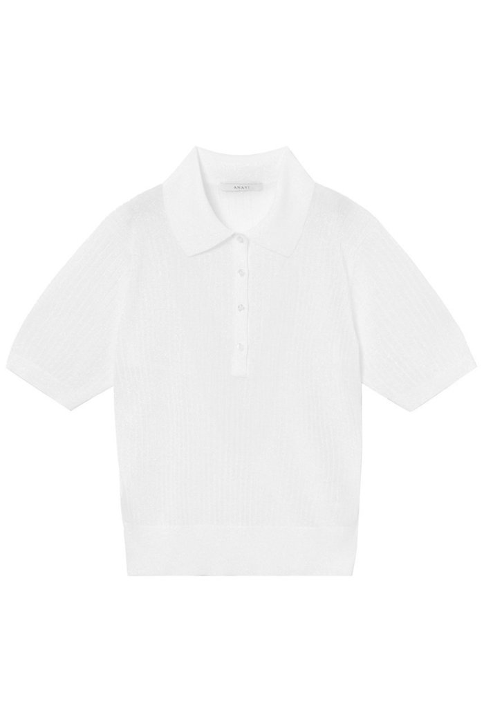 【アナイ/ANAYI】のLUREXポロプルオーバー インテリア・キッズ・メンズ・レディースファッション・服の通販 founy(ファニー) https://founy.com/ ファッション Fashion レディースファッション Fashion for Women トップス・カットソー Cut & Sew Tops ニット Knit Tops & Sweaters カジュアルプルオーバー・ニットトップス Pullovers & Knit Tops / Casual Pullovers イタリア Italy バランス Balance, Style Balance ワイド Wide, Wide Fit ワイドリブ Wide Rib, Wide Ribbed Knit 夏 Summer 秋 Autumn |ID: prp329100004593392 ipo3291000000036028497