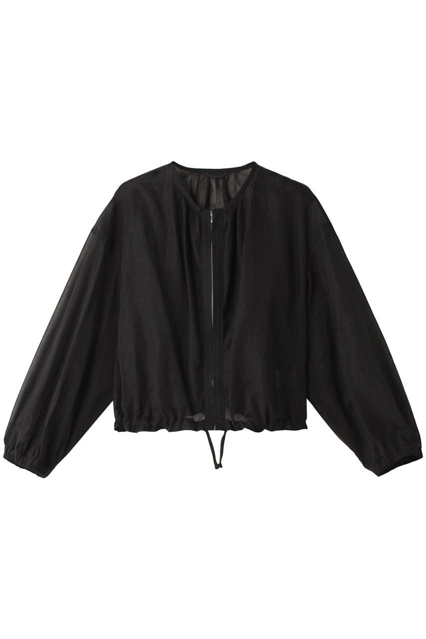 【アナイ/ANAYI】のコットンボイルシアーブルゾン インテリア・キッズ・メンズ・レディースファッション・服の通販 founy(ファニー) 　ファッション　Fashion　レディースファッション　Ladies' Fashion Online　アウター　Coat Outerwear　ジャケット　Jackets　ブルゾン　Blouson/Jackets　エレガント 上品　Elegant　オーガンジー　Organdy　ギャザー　Gather　シアー　Sheer　ジャケット　Jacket　ドレス　Dress　ブルゾン　Blouson　再入荷　Restock/Back In Stock/Re Arrival　ブラック|ID: prp329100004593395 ipo3291000000032614854
