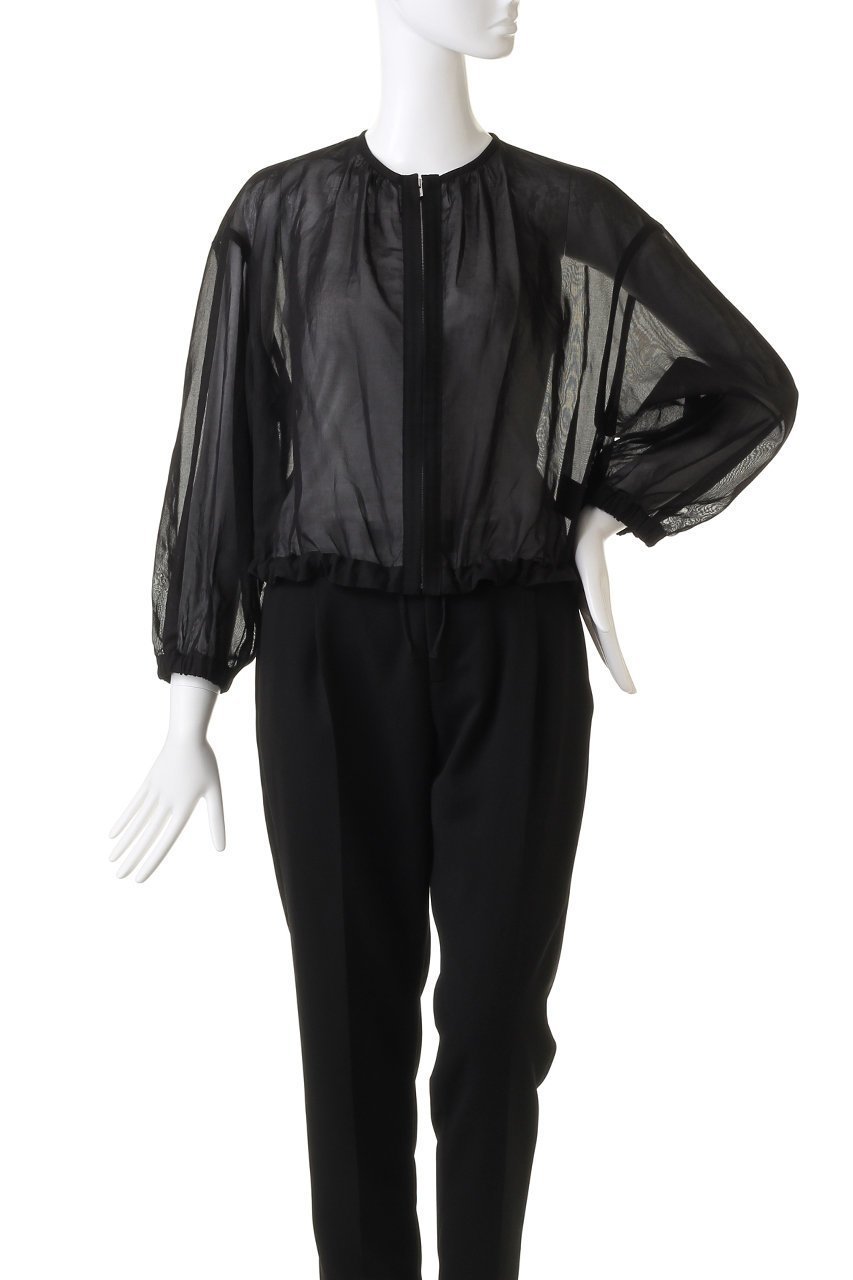 【アナイ/ANAYI】のコットンボイルシアーブルゾン 人気、トレンドファッション・服の通販 founy(ファニー) 　ファッション　Fashion　レディースファッション　Fashion for Women　アウター　Coat / Outerwear Collection　レディースジャケット・軽アウター　Jackets　ブルゾンジャケット・スポーティアウター　Blouson Jackets　エレガント 上品　Elegant　オーガンジー　Organza Fabric　ギャザー　Gathered, Ruffled　シアー　Sheer, See-Through　ジャケット　Jacket, Outerwear　ドレス　Dress, One-Piece　ブルゾン　Blouson, Bomber Jacket　other-2|ID: prp329100004593395 ipo3291000000035709319