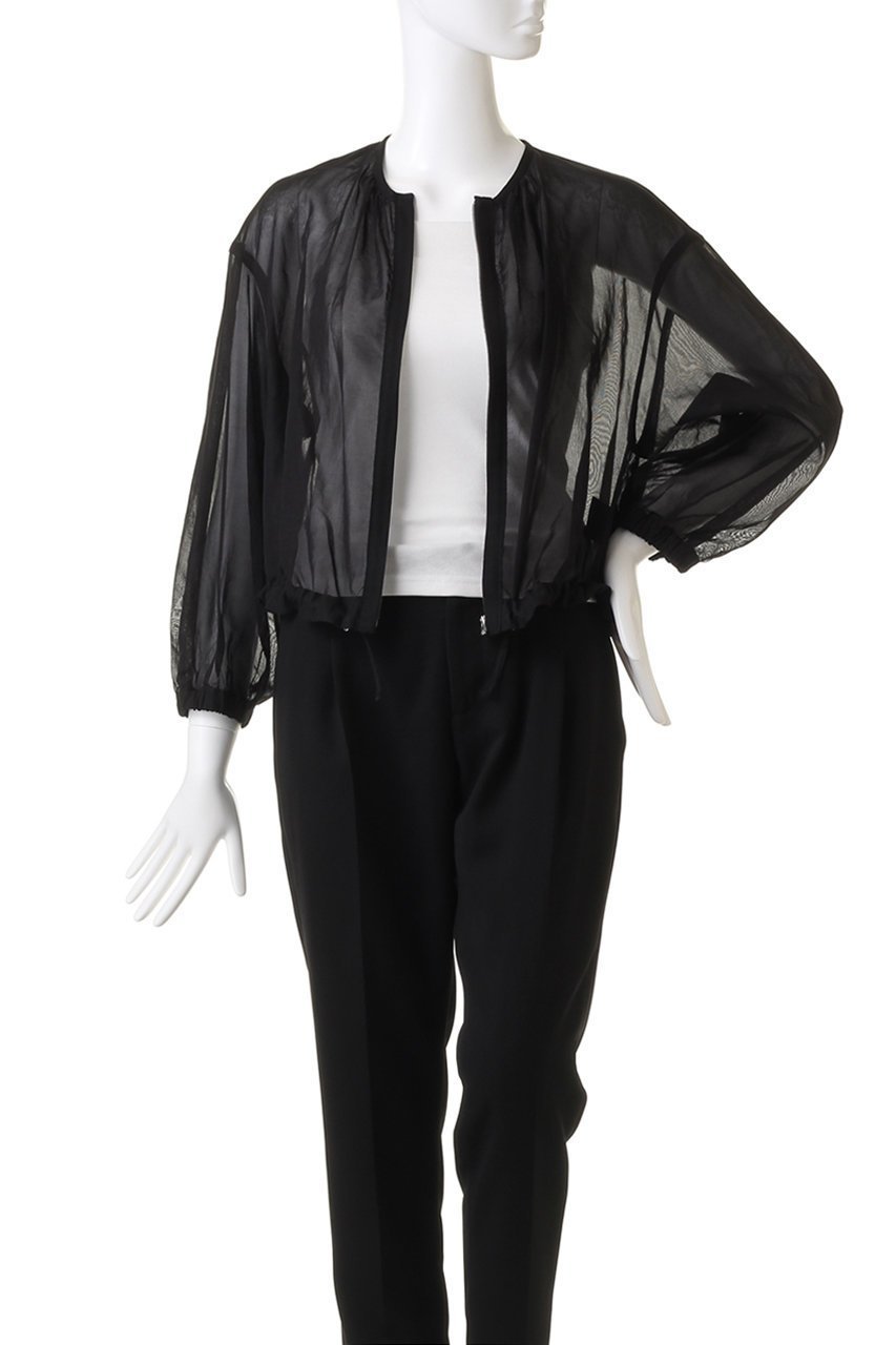 【アナイ/ANAYI】のコットンボイルシアーブルゾン 人気、トレンドファッション・服の通販 founy(ファニー) 　ファッション　Fashion　レディースファッション　Fashion for Women　アウター　Coat / Outerwear Collection　レディースジャケット・軽アウター　Jackets　ブルゾンジャケット・スポーティアウター　Blouson Jackets　エレガント 上品　Elegant　オーガンジー　Organza Fabric　ギャザー　Gathered, Ruffled　シアー　Sheer, See-Through　ジャケット　Jacket, Outerwear　ドレス　Dress, One-Piece　ブルゾン　Blouson, Bomber Jacket　other-7|ID: prp329100004593395 ipo3291000000035709327