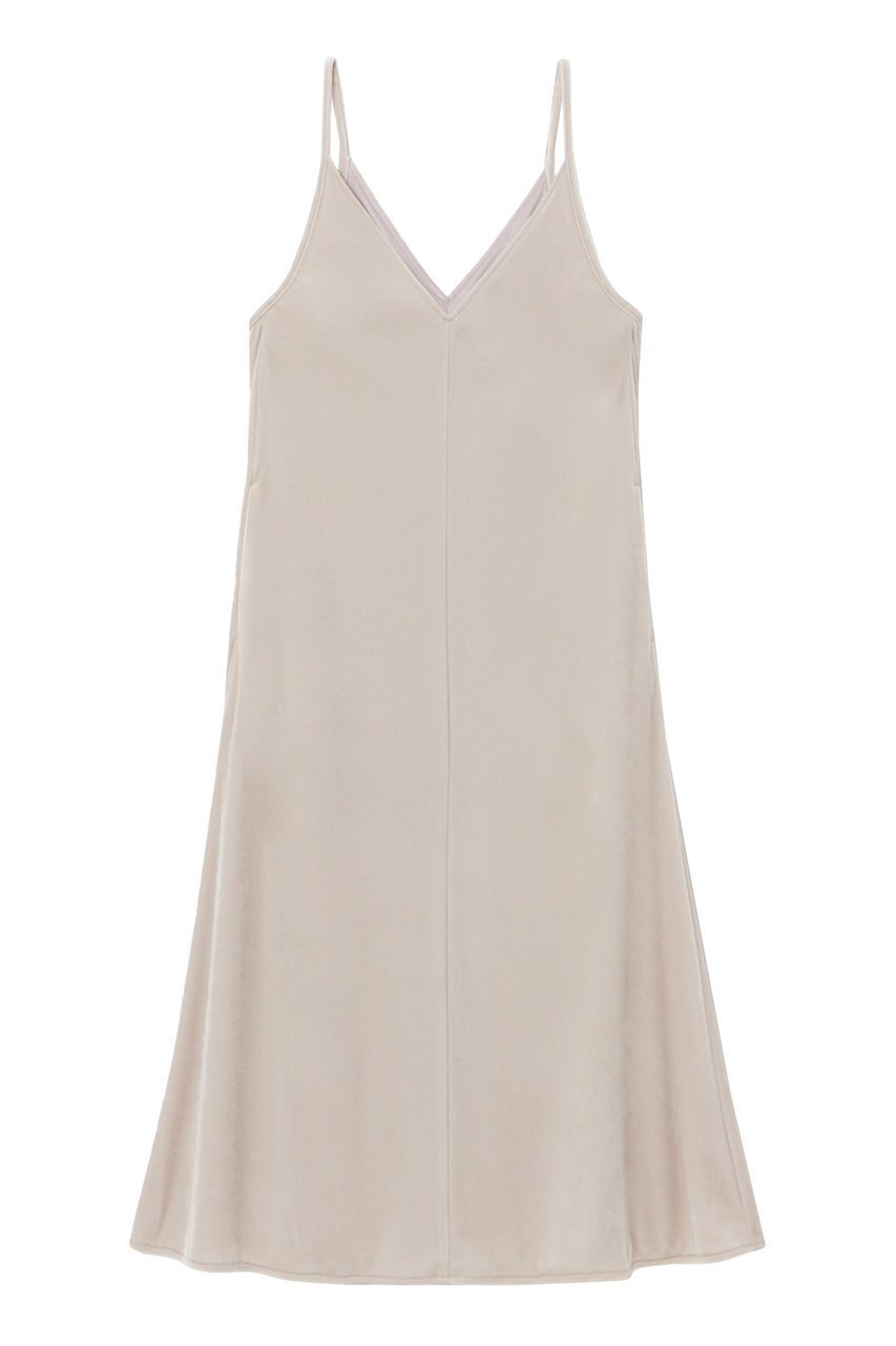 【アナイ/ANAYI】のトリアセベロアキャミソール ワンピース 人気、トレンドファッション・服の通販 founy(ファニー) 　ファッション　Fashion　レディースファッション　Fashion for Women　ワンピース　Dresses　チュニック　Tunic Tops & Dresses　おすすめ　Recommended / Our Picks　インナー　Innerwear　キャミソール　Camisole, Spaghetti Strap Top　シンプル　Simple, Minimal　スリット　Slit, Slit Detail　チュニック　Tunic, Long Top　フロント　Front, Front Design　ベロア　Velour, Soft Velvet　ポケット　Pocket, Pocket Detail　リラックス　Relax, Relaxed Fit　ロング　Long, Long-Length　再入荷　Restock / Back in Stock　A/W・秋冬　Autumn/Winter　 other-1|ID: prp329100004593396 ipo3291000000035053195