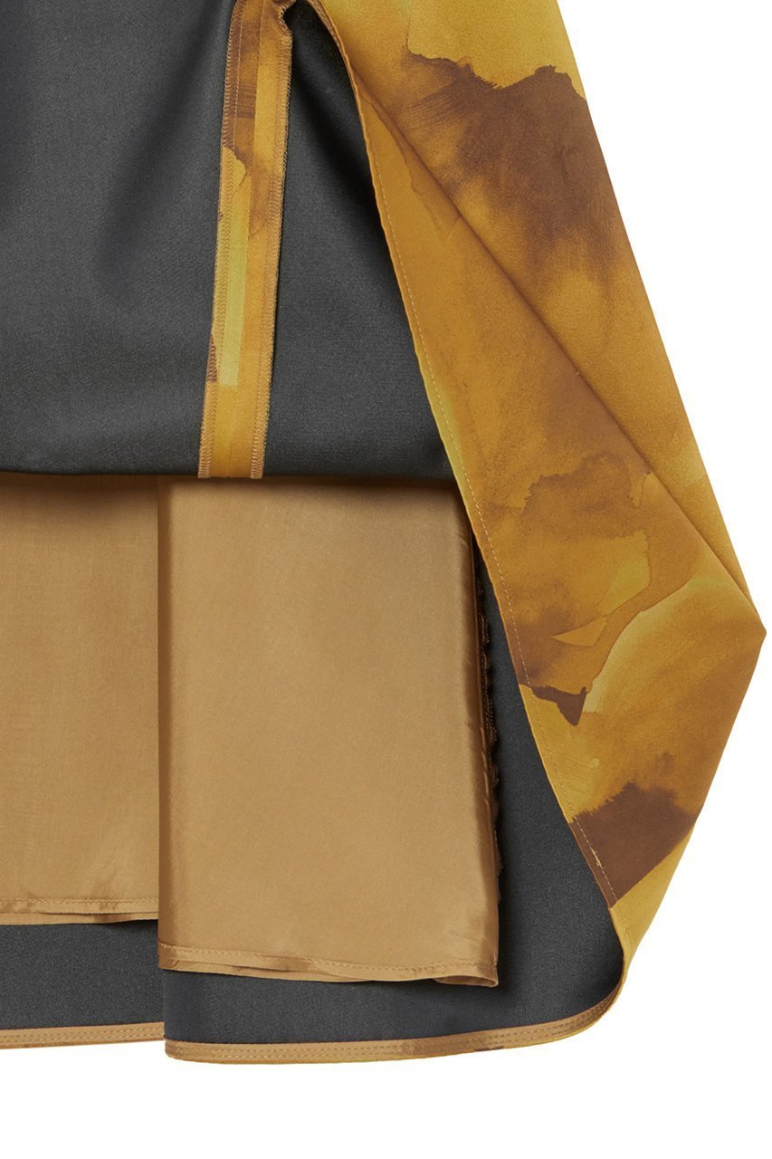 【アナイ/ANAYI】のグラデーションプリントナローフレア スカート 人気、トレンドファッション・服の通販 founy(ファニー) 　ファッション　Fashion　レディースファッション　Fashion for Women　スカート　Skirts　Aライン・フレアスカート　A-Line & Flared Skirts　おすすめ　Recommended / Our Picks　イエロー　Yellow　エレガント 上品　Elegant　グラデーション　Gradient, Ombre　サテン　Satin, Glossy Fabric　フラワー　Flower, Floral　フレア　Flare, Flared　ミドル　Middle Length, Mid Height　再入荷　Restock / Back in Stock　other-6|ID: prp329100004593399 ipo3291000000035053209