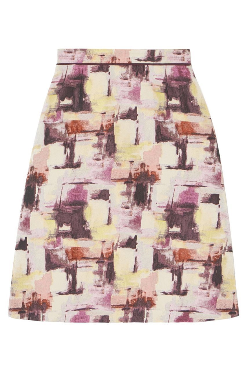 【アナイ/ANAYI】のチェックジャガードヨークAラインスカート 人気、トレンドファッション・服の通販 founy(ファニー) 　ファッション　Fashion　レディースファッション　Fashion for Women　スカート　Skirts　ミニスカート　Mini Skirts　Aライン・フレアスカート　A-Line & Flared Skirts　シンプル　Simple, Minimal　ジャカード／ジャガード　Jacquard, Woven Pattern　パイピング　Piping, Trim Design　フォルム　Silhouette, Form　フラット　Flat, Flat Shoes　ミニスカート　Mini Skirt, Short Skirt　再入荷　Restock / Back in Stock　台形　A-Line, Trapezoid Shape　 other-1|ID: prp329100004593402 ipo3291000000035053221