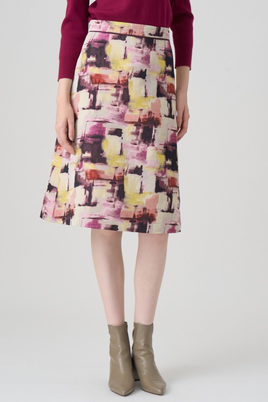 【アナイ/ANAYI】のチェックジャガードヨークAラインスカート 人気、トレンドファッション・服の通販 founy(ファニー) 　ファッション　Fashion　レディースファッション　Fashion for Women　スカート　Skirts　ミニスカート　Mini Skirts　Aライン・フレアスカート　A-Line & Flared Skirts　シンプル　Simple, Minimal　ジャカード／ジャガード　Jacquard, Woven Pattern　パイピング　Piping, Trim Design　フォルム　Silhouette, Form　フラット　Flat, Flat Shoes　ミニスカート　Mini Skirt, Short Skirt　再入荷　Restock / Back in Stock　台形　A-Line, Trapezoid Shape　other-6|ID: prp329100004593402 ipo3291000000035053227