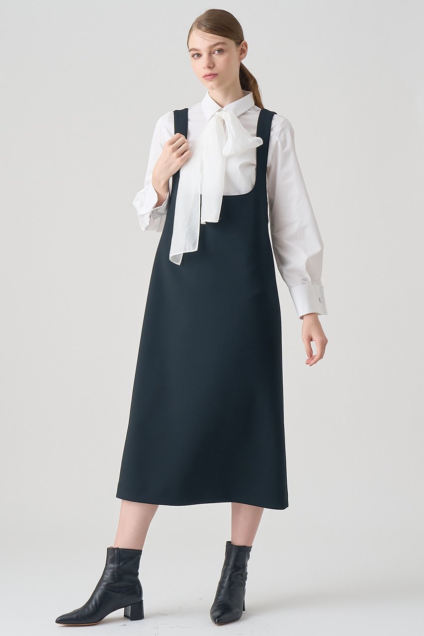 【アナイ/ANAYI】のダブルジャージージャンパードレス 人気、トレンドファッション・服の通販 founy(ファニー) 　ファッション　Fashion　レディースファッション　Ladies' Fashion Online　ワンピース　Dress　ドレス　Party Dresses　チュニック　Tunic　おすすめ　Recommend　カッティング　Cutting　チュニック　Tunic　ドレス　Dress　バランス　Balance　再入荷　Restock/Back In Stock/Re Arrival　other-6|ID: prp329100004593405 ipo3291000000032614938