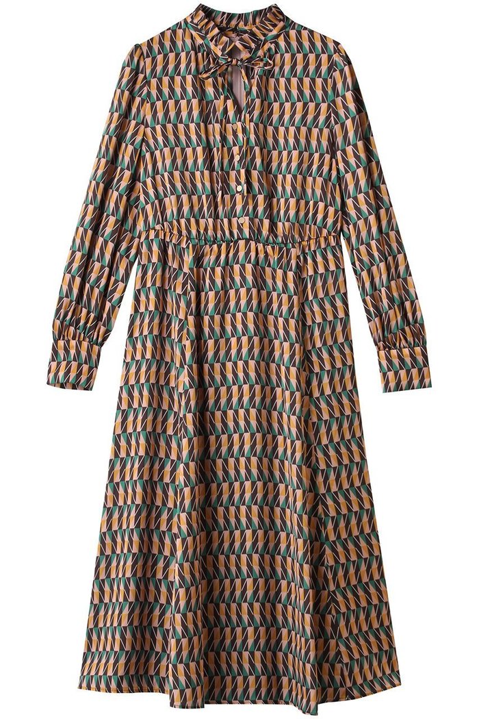 【アナイ/ANAYI】のカラーグラフィックフリルワンピース インテリア・キッズ・メンズ・レディースファッション・服の通販 founy(ファニー) https://founy.com/ ファッション Fashion レディースファッション Ladies' Fashion Online ワンピース Dress チュニック Tunic グラフィック Graphic スリーブ Sleeve チュニック Tunic フェミニン Feminine フリル Frills フレア Flare リボン Ribbon ロング Long エレガント 上品 Elegant 再入荷 Restock/Back In Stock/Re Arrival |ID: prp329100004593409 ipo3291000000032614959