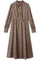 【アナイ/ANAYI】のカラーグラフィックフリルワンピース 人気、トレンドファッション・服の通販 founy(ファニー) ファッション Fashion レディースファッション Ladies' Fashion Online ワンピース Dress チュニック Tunic グラフィック Graphic スリーブ Sleeve チュニック Tunic フェミニン Feminine フリル Frills フレア Flare リボン Ribbon ロング Long エレガント 上品 Elegant 再入荷 Restock/Back In Stock/Re Arrival |ID:prp329100004593409