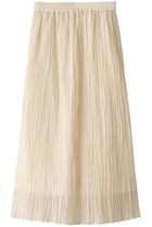 【ハウス オブ ロータス/HOUSE OF LOTUS】のコットンシフォンランダムプリーツスカート アイボリー|ID: prp329100004593411 ipo3291000000032614974