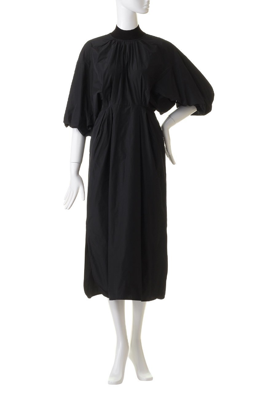 【ランバン オン ブルー/LANVIN en Bleu】のメモリータフタボリュームスリーブワンピース 人気、トレンドファッション・服の通販 founy(ファニー) 　ファッション　Fashion　レディースファッション　Ladies' Fashion Online　ワンピース　Dress　チュニック　Tunic　おすすめ　Recommend　スリット　Slit　スリーブ　Sleeve　タフタ　Taffeta　チュニック　Tunic　バルーン　Balloon　ロング　Long　再入荷　Restock/Back In Stock/Re Arrival　冬　Winter　長袖　Long Sleeve　other-2|ID: prp329100004593412 ipo3291000000032615012