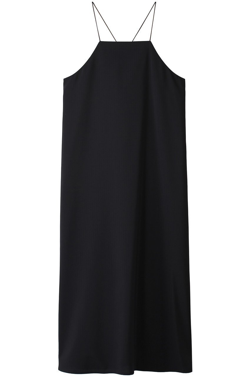 【ランバン オン ブルー/LANVIN en Bleu】のウールトロピカルキャミソールワンピース インテリア・キッズ・メンズ・レディースファッション・服の通販 founy(ファニー) 　ファッション　Fashion　レディースファッション　Ladies' Fashion Online　ワンピース　Dress　チュニック　Tunic　キャミソール　Camisole　シンプル　Simple　チュニック　Tunic　ロング　Long　エレガント 上品　Elegant　今季　This Season　再入荷　Restock/Back In Stock/Re Arrival　ネイビー|ID: prp329100004593414 ipo3291000000032615029