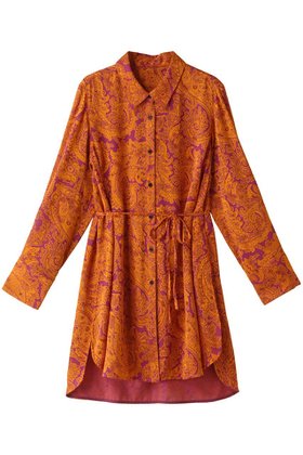 【ランバン オン ブルー/LANVIN en Bleu】 VOYAGE SOLAIREプリントシャツ人気、トレンドファッション・服の通販 founy(ファニー) ファッション Fashion レディースファッション Ladies' Fashion Online トップス・カットソー Tops/Tshirt シャツ/ブラウス Shirts/Blouses カフス Cuffs キュプラ Cupra シルク Silk スリーブ Sleeve セットアップ Set Up なめらか Smooth ファブリック Fabric プリント Print ベスト Vest ペイズリー Paisley ラグジュアリー Luxury リラックス Relax ロング Long 再入荷 Restock/Back In Stock/Re Arrival おすすめ Recommend |ID:prp329100004593416