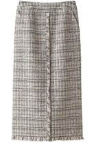 【ランバン オン ブルー/LANVIN en Bleu】のミックスツイードスカート グリーン|ID: prp329100004593417 ipo3291000000032615058