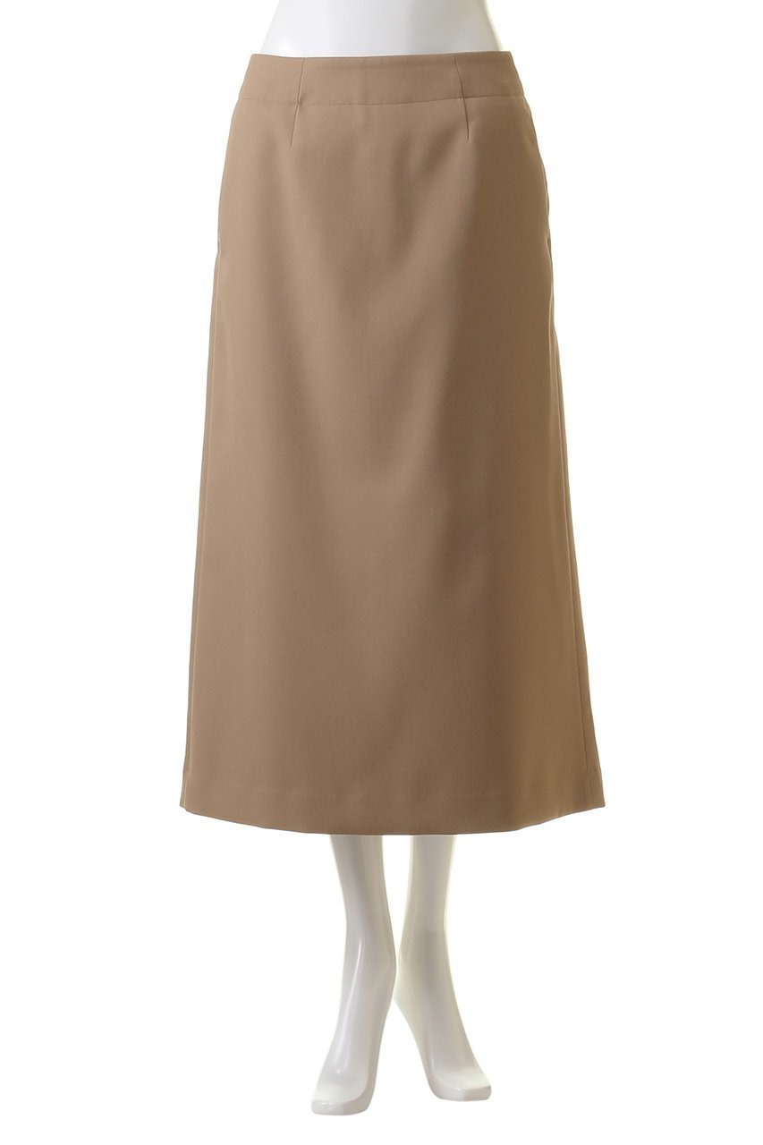 【ランバン オン ブルー/LANVIN en Bleu】のウールサテンセミフレアスカート 人気、トレンドファッション・服の通販 founy(ファニー) 　ファッション　Fashion　レディースファッション　Fashion for Women　スカート　Skirts　Aライン・フレアスカート　A-Line & Flared Skirts　ロングスカート　Long Skirts / Maxi & Midi Skirts　クラシカル　Classical, Vintage-Inspired　サテン　Satin, Glossy Fabric　ストレッチ　Stretch, Stretchy Fabric　セットアップ　Set-Up, Coordinated Outfit　フォーマル　Formal, Dressy　フレア　Flare, Flared　ロング　Long, Long-Length　other-2|ID: prp329100004593418 ipo3291000000032615070